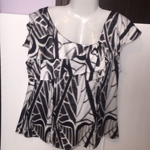 Worthington black while top. Size PXL.